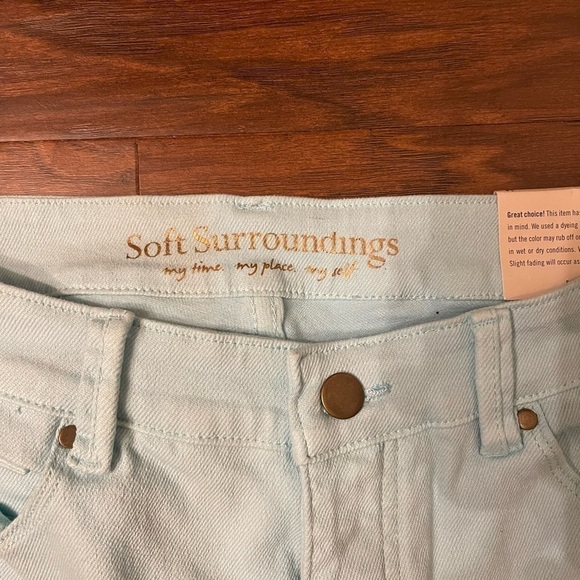 NWT Soft Surroundings Straight Leg Ankle Pants Size 14 - Picture 5 of 6
